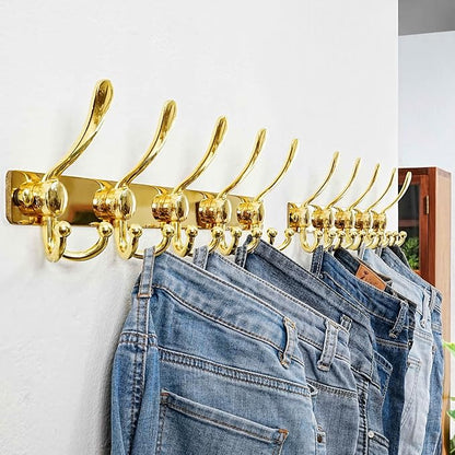 Dseap Coat Rack Wall Mount 2.0 Pro: Heavy Duty 300% Thicker, Stainless Steel - Image 3