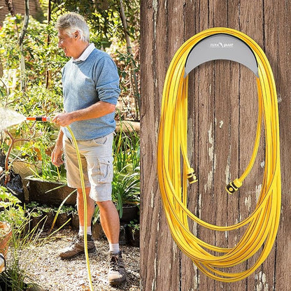 FLORA GUARD Garden Hose Holder, Heavy-Duty Hose Hanger, Holds Up to 125 ft - Image 6