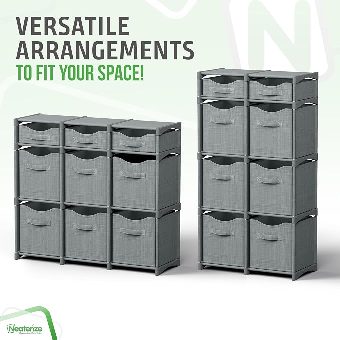 9 Cube Closet Organizers, Includes All Storage Cube Bins, Baby Closet Bedroom - Image 4
