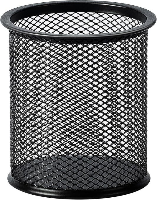 Amazon Basics Wire Mesh Pen Cup, Office Caddy Storage, ‎3.7" x 3.3" by AmazonBasics