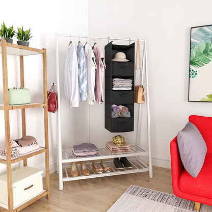 MAX Houser 6 Tier Shelf Hanging Closet Organizer, Closet Hanging Shelf - Image 5