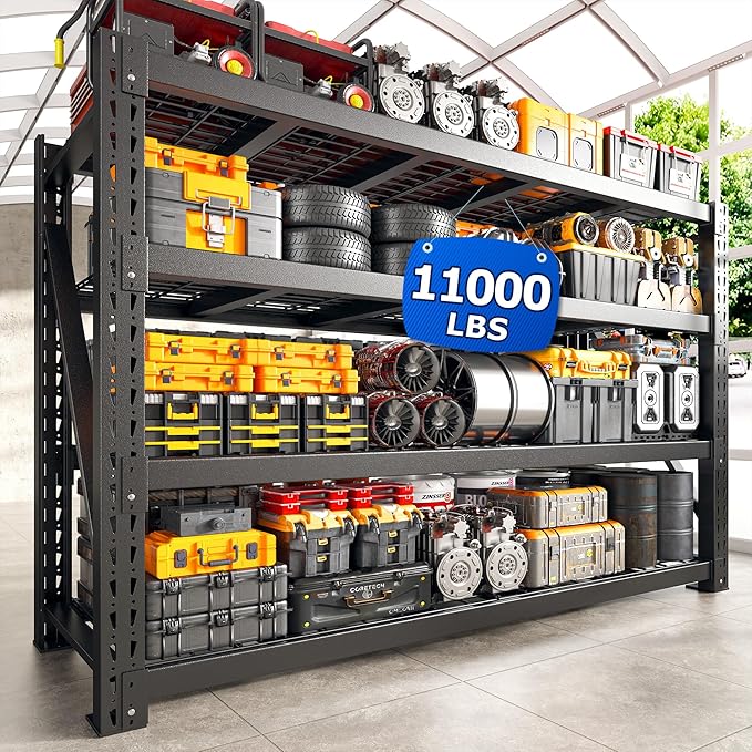 Bepatio 11000LBS Garage Shelving Heavy Duty, Industrial Shelving by Bepatio