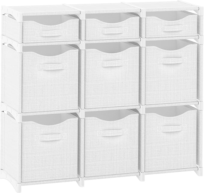 9 Cube Closet Organizers And Storage | Includes All Storage Cube Bins | Easy To by Neaterize