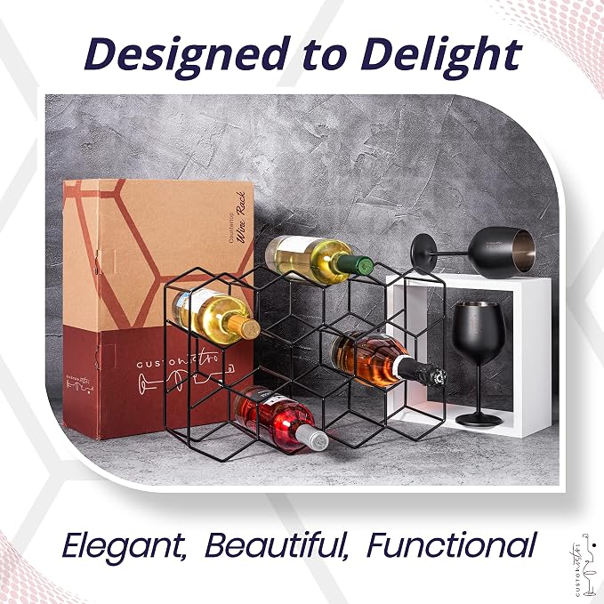 Gusto Nostro Countertop Wine Rack - Image 4