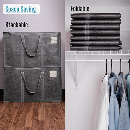 VENO 10 Pack Moving Bags and Large Christmas Storage Bins - Image 6