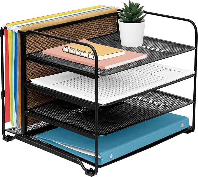CAXXA 4 Tier Mesh Document Trays by CAXXADIRECT