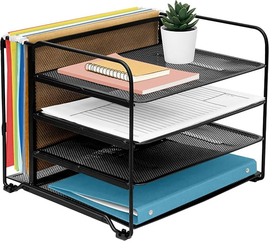 CAXXA 4 Tier Mesh Document Trays by CAXXADIRECT
