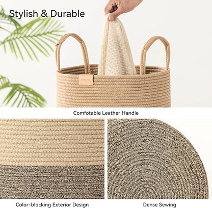 75L Striped Laundry Hamper - Image 6