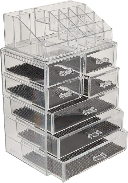 Sorbus Acrylic Makeup Organizer Set, 7-Drawer Vanity & Countertop Cosmetic - Image 4