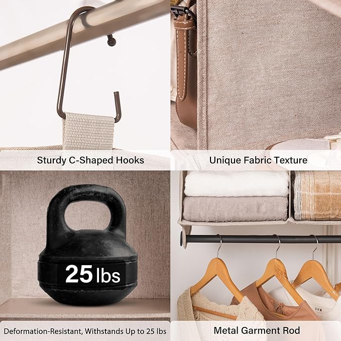 StorageWorks Hanging Closet Organizer - Image 4