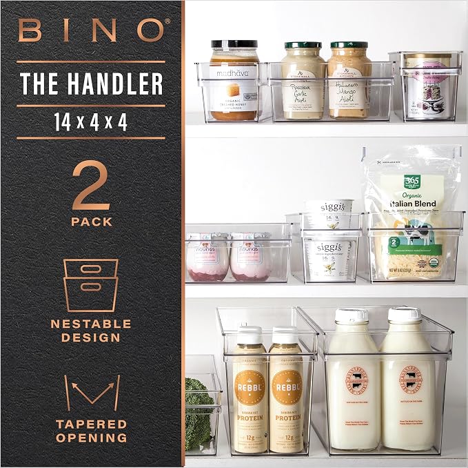 BINO | Plastic Storage Bins, Small | THE HANDLER COLLECTION | Multipurpose - Image 2