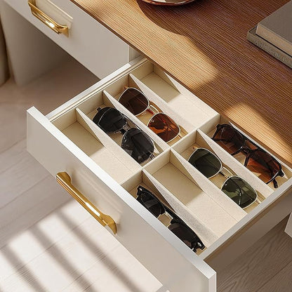 pickpiff Drawer Sunglass Organizer & Display Tray: 1 Pcs 8 Grids Velvet - Image 5
