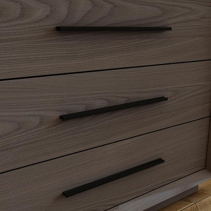 Bedside Table with 3 Drawers, Modern Side Table, Small Nightstand, Wooden Bed - Image 5
