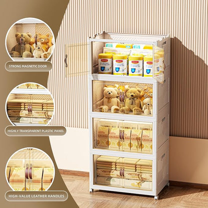 416 QT / 104 Gal Stackable Collapsible Storage Bins - Image 3