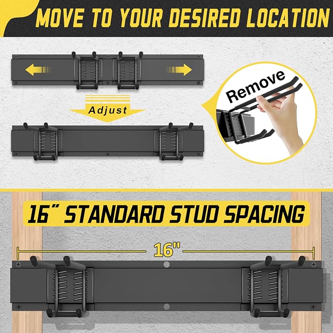 Garage Wall Organizer, Garden Tool Organizer 49.5in - Image 2