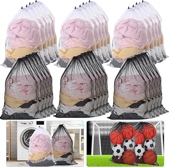 Berlune 30 Pack 24 x 36 Inches Large Mesh Bags by Berlune