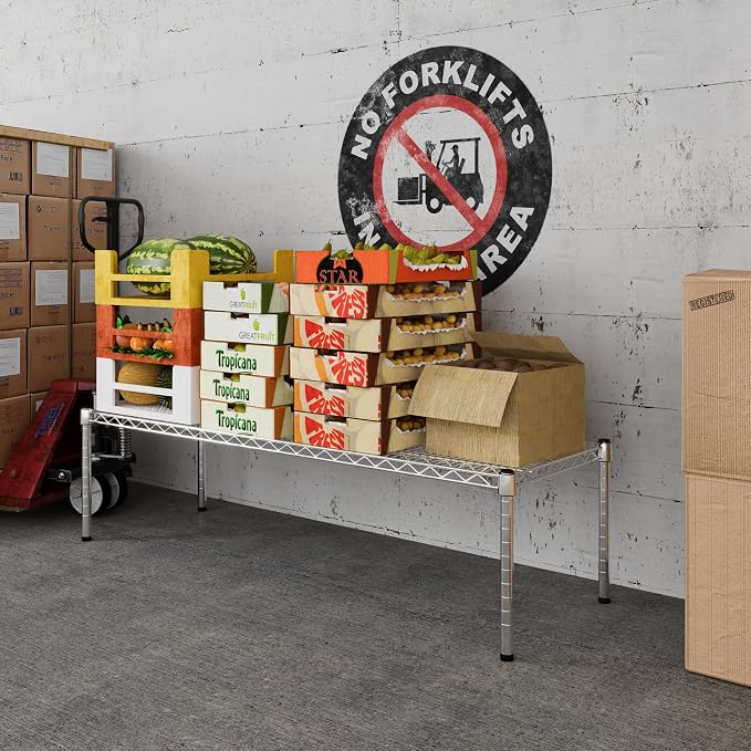 18" Deep x 54" Wide x 14" Height Wire Shelving Kit | 1-Tier | NSF Commercial - Image 5