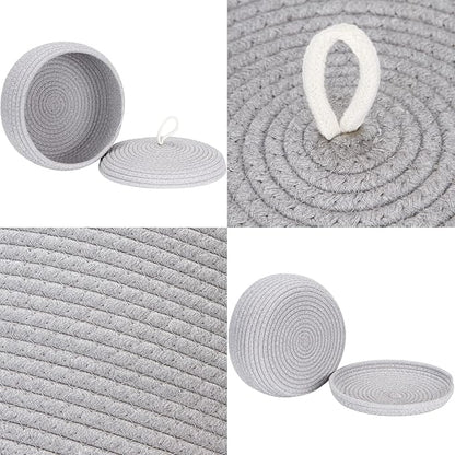 Sea Team Round Cotton Rope Storage Basket - Image 5