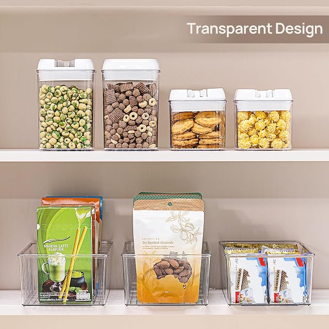 Vtopmart 8 Pack Food Storage Organizer Bins, Cabinet Organization and Storage - Image 4