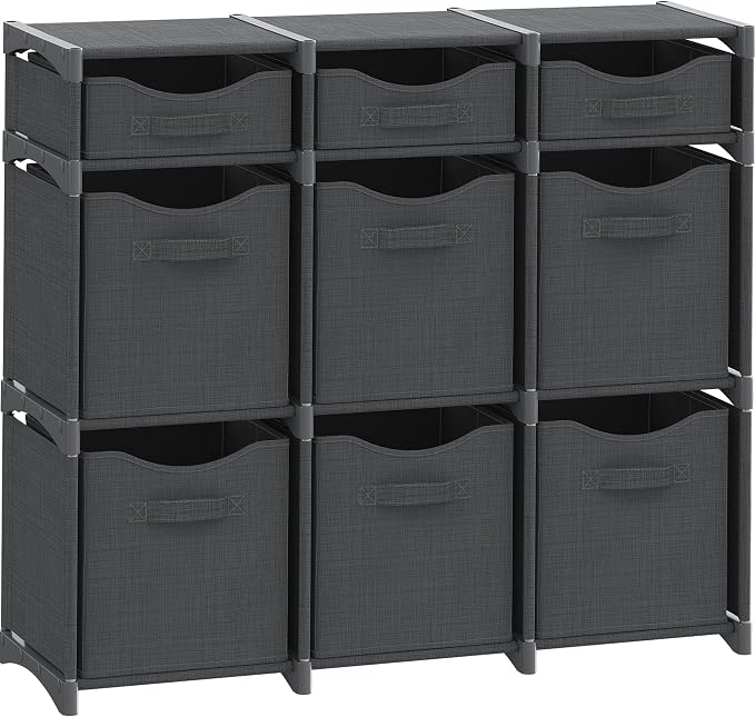 9 Cube Closet Organizers And Storage | Includes All Storage Cube Bins | Easy To by Neaterize