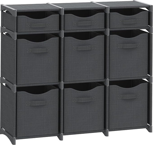 9 Cube Closet Organizers And Storage | Includes All Storage Cube Bins | Easy To by Neaterize