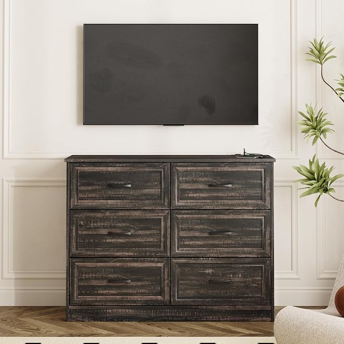 Fameill Dresser for Bedroom, 6 Drawer Wide Dressers Organizer - Image 7