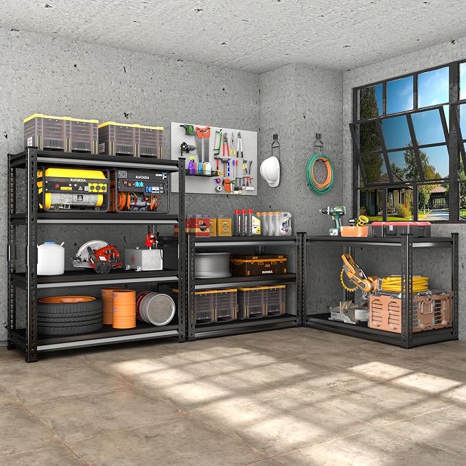 40" W Garage Shelving Heavy Duty，1800LBS Loads Metal Shelving Units and Storage - Image 2