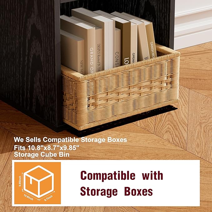 Book Shelf, Wooden Cube Storage Organizer - Image 5