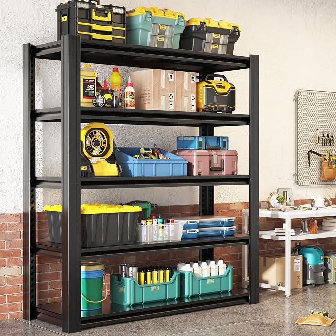 78" H Garage Shelving, Heavy Duty Storage Shelves, Garage Storage Shelves by Unknown