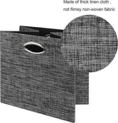 Posprica Storage Cubes, 12×12 Storage Bins, Foldable Storage Baskets Fabric - Image 3