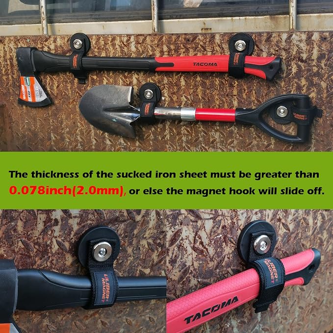 ULIBERMAGNET Strong Magnetic Storage Straps, Heavy Duty Magnetic Garage Storage - Image 6
