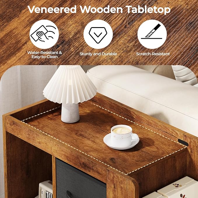 Yaheetech Narrow Side Table - Image 7