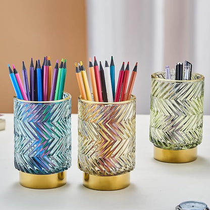 Makeup Brush Holder Organizer, Toothbrush Holders, Desk Pen Pencil Holder - Image 9