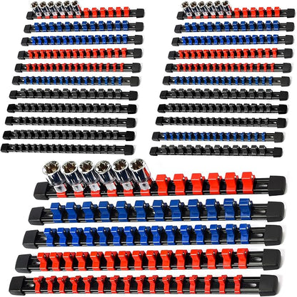 Socket Organizer Drive ABS Tools-Socket Holder, 3/8-Inch x 135 Clips, 1/2-Inch by Reniteco