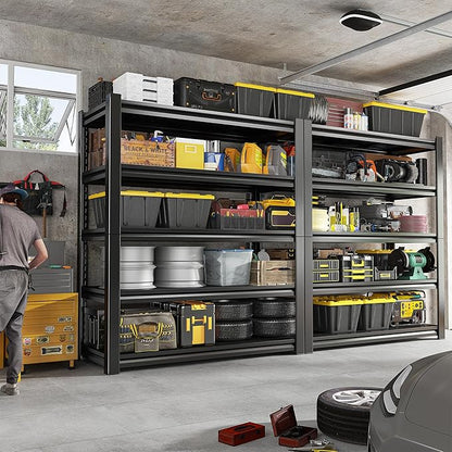REIBII Garage Shelving 3000 LBS Storage Shelves Adjustable Heavy Duty Shelving - Image 2