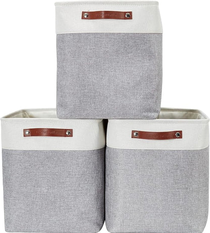 DECOMOMO Storage Baskets | Large Storage Bins 54.5L Fabric Baskets by DECOMOMO