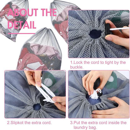 Berlune 30 Pack 24 x 36 Inches Large Mesh Bags - Image 4