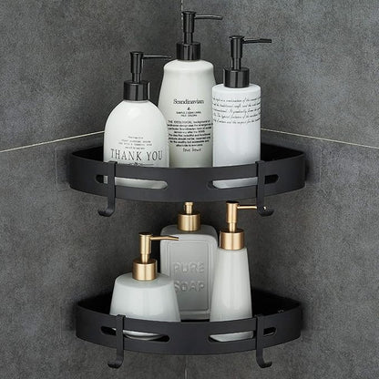 Hoomtaook Adhesive Corner Shelf Bathroom Shower Caddy Organizer by Hoomtaook