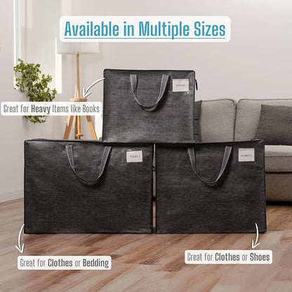 VENO 4 Pack Heavy Duty Moving Bags, Storage Bags, Packing Supplies, Top Zipper - Image 6