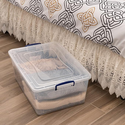 Superio Storage Bins with Lids, Stackable Totes, BPA Free, Odor Free, Organizer - Image 8