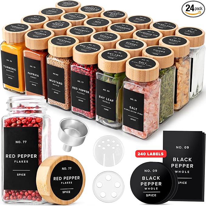 EDELHAUS® Square Spice Jars by EDELHAUS
