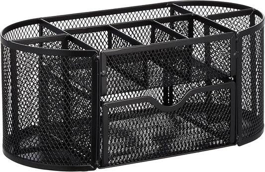 Amazon Basics Pen Holder and Desk Organizer, Office Caddy Storage, ‎9.25" x by AmazonBasics