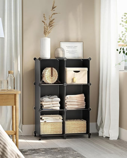 SONGMICS 6 Cube Storage Organizer, Modular Bookshelf, DIY Closet Organizers and - Image 3