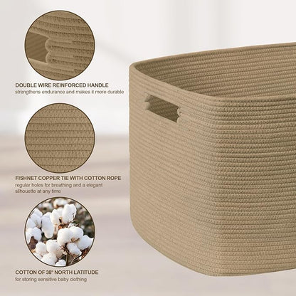 72L Large Wicker Laundry Basket - Image 6
