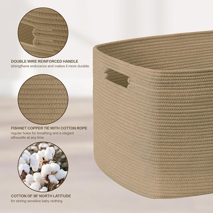 86L Large Wicker Laundry Basket - Image 6