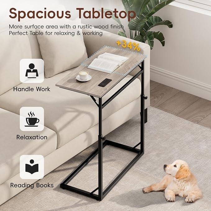Vagusicc C Shaped End Table - Image 6