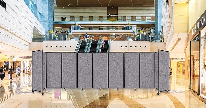 Versare Room Divider 360 Portable Wall Partition | Folding Panels | Large - Image 6