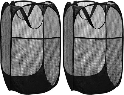 BATTOO Deluxe Strong Mesh Pop up Laundry Hamper Basket by BATTOO