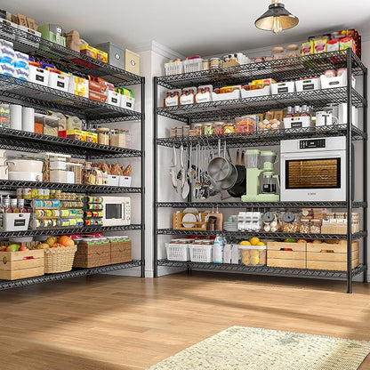 REIBII 83" H Storage Shelves 3840LBS Metal Shelving Unit 6 Tier Wire Shelving - Image 5