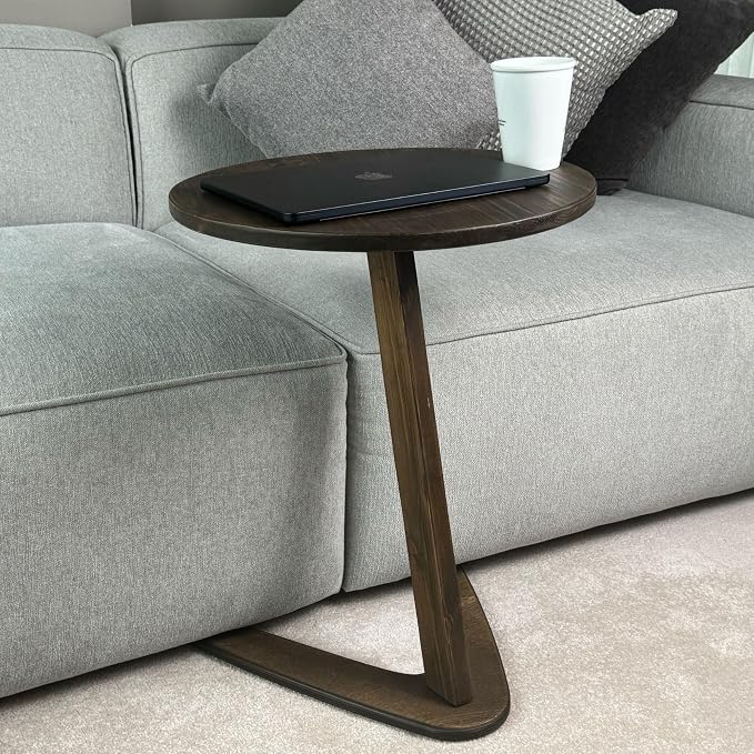 C-Shaped Handmade End Table, Side Table - Image 5